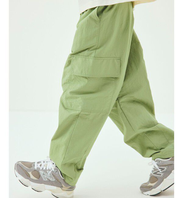UNITED ARROWS green label relaxing「【スタメンシリーズ】タッサーカーゴパンツ / キッズ  100cm-160cm 撥水 UVカット」|チノ|OLIVE