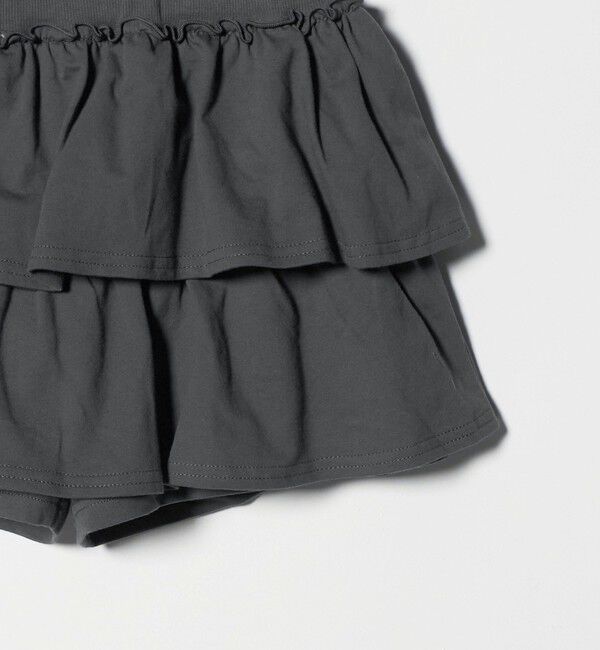 UNITED ARROWS green label relaxing「ミニ裏毛 フリル キュロット（ダークグレー）100cm-130cm」|その他|