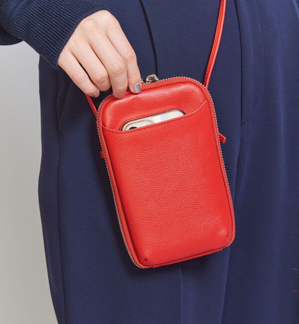 BEAUTY&YOUTH UNITED ARROWS「レザー ジップスリム ウォレットショルダー」|ショルダー・メッセンジャー|