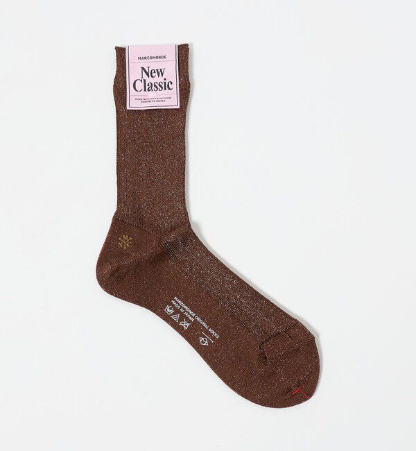 BEAUTY&YOUTH UNITED ARROWS「＜MARCOMONDE＞グリッター リブ ソックス」|ソックス|MD.BROWN