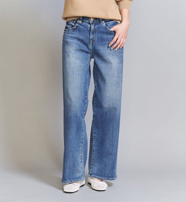 BEAUTY&YOUTH UNITED ARROWS「＜RED CARD＞35th Anniversary Wide デニムパンツ」|デニム|COBALT