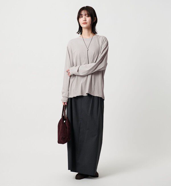 BEAUTY&YOUTH UNITED ARROWS「コットン ルーズ ロングスリーブ Tシャツ」|Tシャツ・カットソー|