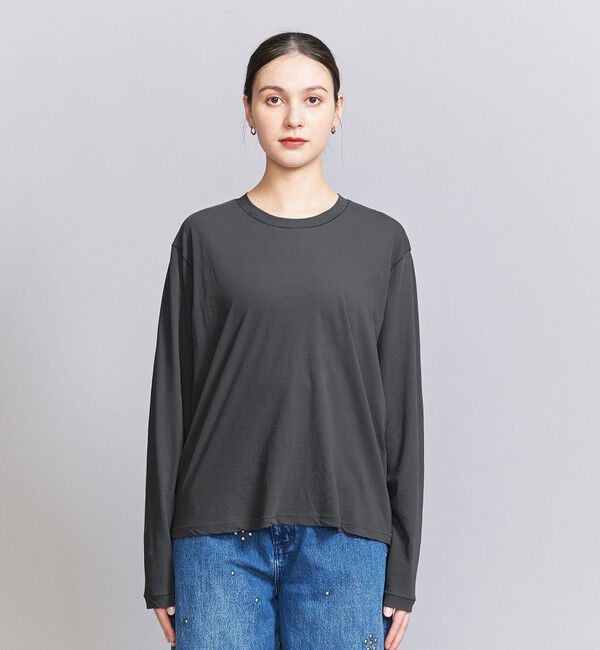 BEAUTY&YOUTH UNITED ARROWS「コットン ルーズ ロングスリーブ Tシャツ」|Tシャツ・カットソー|