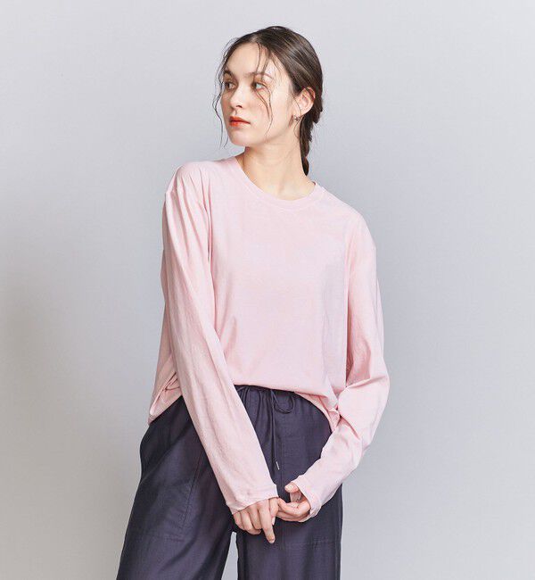 BEAUTY&YOUTH UNITED ARROWS「コットン ルーズ ロングスリーブ Tシャツ」|Tシャツ・カットソー|