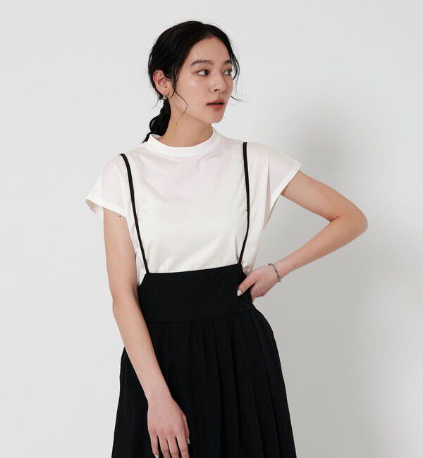 BEAUTY&YOUTH UNITED ARROWS「クルーネック フレンチスリーブ カットソー」|Tシャツ・カットソー|