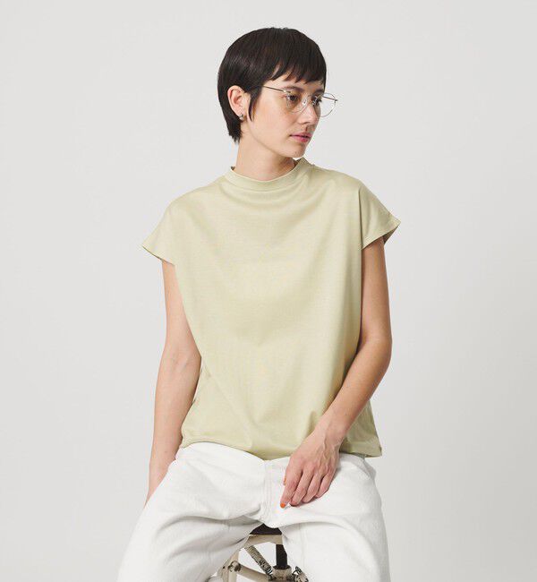 BEAUTY&YOUTH UNITED ARROWS「クルーネック フレンチスリーブ カットソー」|Tシャツ・カットソー|