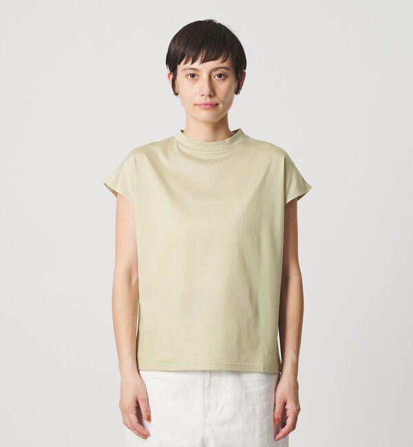 BEAUTY&YOUTH UNITED ARROWS「クルーネック フレンチスリーブ カットソー」|Tシャツ・カットソー|