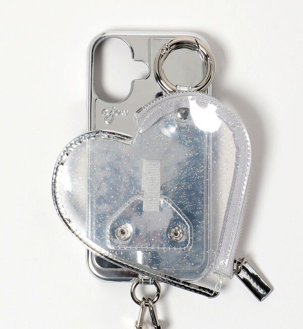 BEAUTY&YOUTH UNITED ARROWS「＜ajew＞PVC HEART PLANET POCKET iPhone16ケース」|モバイルケース|