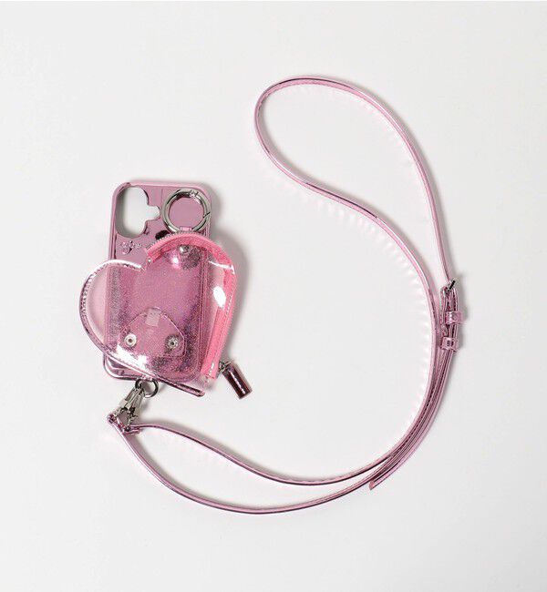 BEAUTY&YOUTH UNITED ARROWS「＜ajew＞PVC HEART PLANET POCKET iPhone16ケース」|モバイルケース|