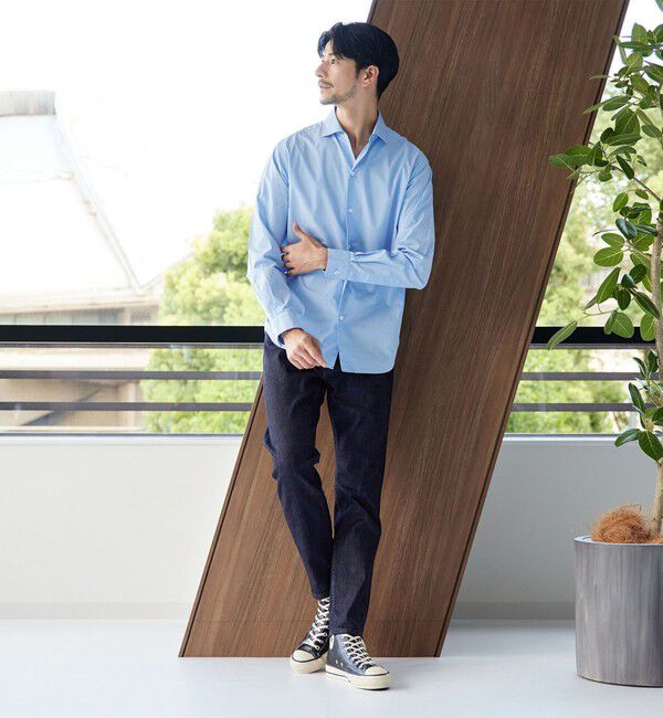 BEAUTY&YOUTH UNITED ARROWS「【WEB限定 WARDROBE SMART】NEOスキン デニム スキニーパンツ」|デニム|NAVY