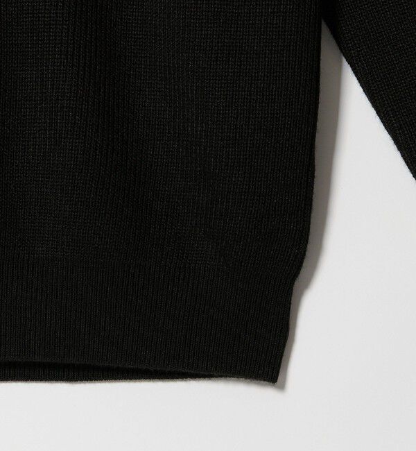 BEAUTY&YOUTH UNITED ARROWS「【WEB限定 WARDROBE SMART】マシーンウォッシャブル ウールミックス アゼ クルーネック」|ニット・セーター|