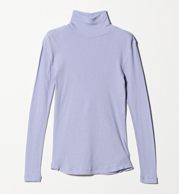 STEVEN ALAN「＜Steven Alan＞コットン シルク リブ タートルネック プルオーバー」|Tシャツ・カットソー|