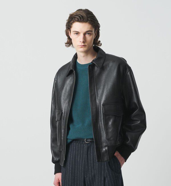 BEAUTY&YOUTH UNITED ARROWS「シープ レザー A-2 ジャケット」|その他|