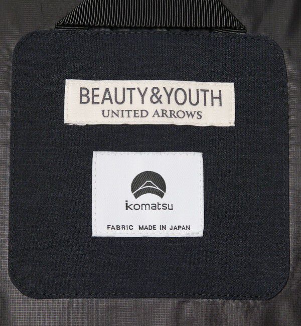 BEAUTY&YOUTH UNITED ARROWS「小松マテーレ シャンブレー フード ダウンジャケット 700FP 撥水機能」|ダウン|