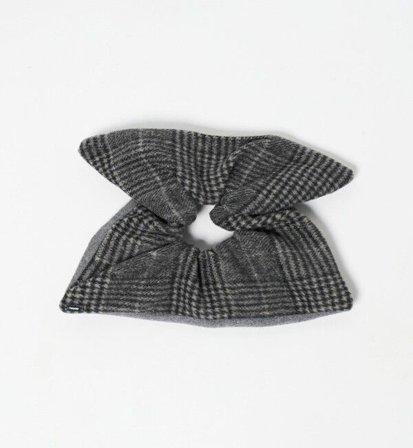 BEAUTY&YOUTH UNITED ARROWS「＜heyep＞Plaid Square シュシュ」|ヘアゴム・シュシュ|DK.GRAY