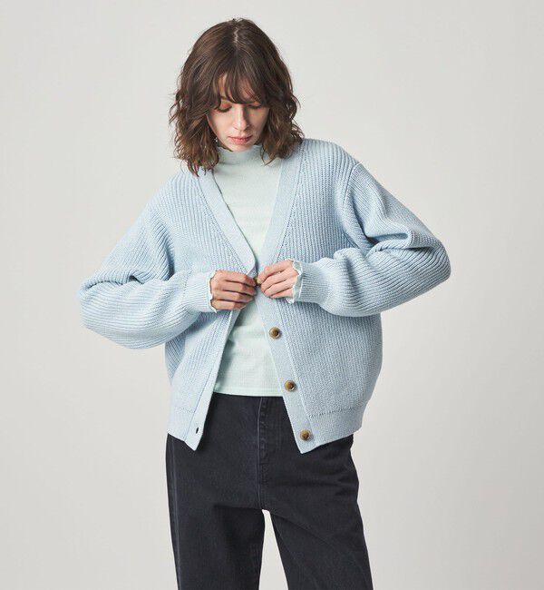 STEVEN ALAN「＜Steven Alan＞リリヤーン Vネック カーディガン」|カーディガン|