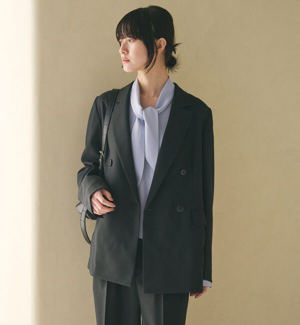 BEAUTY&YOUTH UNITED ARROWS「リネンライク ダブルジャケット」|テーラードジャケット|