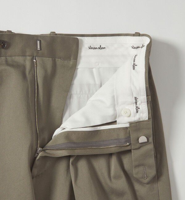 STEVEN ALAN「＜Steven Alan＞ ウエポン ニドム イン ツープリーツ ドレス トラウザーズ」|スラックス|