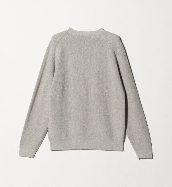 BEAUTY&YOUTH UNITED ARROWS「ブークレ ミックス 12ゲージ アゼ クルーネック ニット ウォッシャブル」|ニット・セーター|