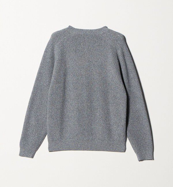 BEAUTY&YOUTH UNITED ARROWS「ブークレ ミックス 12ゲージ アゼ クルーネック ニット ウォッシャブル」|ニット・セーター|