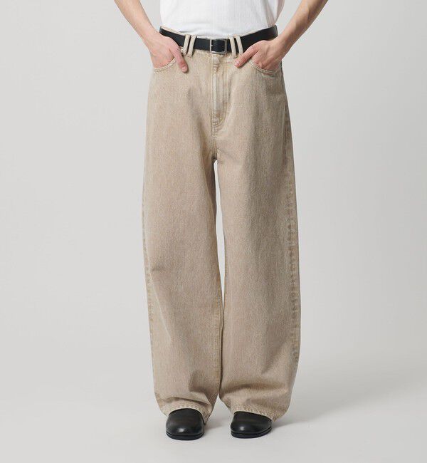 MONKEY TIME「オーバーダイ デニム バギー パンツ シーズナル」|チノ|