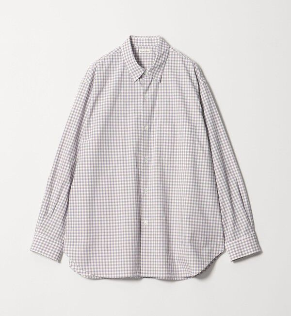 STEVEN ALAN「＜Steven Alan＞ ヘイズ チェック レギュラーカラー シャツ LOOSE」|シャツ・ブラウス|WHITE