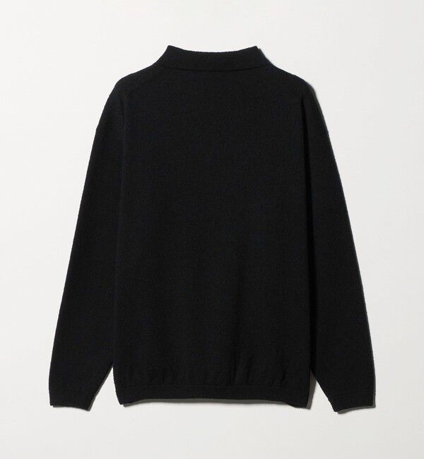 BEAUTY&YOUTH UNITED ARROWS「クリンプ コットン ポロスキッパー ニット ウォッシャブル」|ニット・セーター|