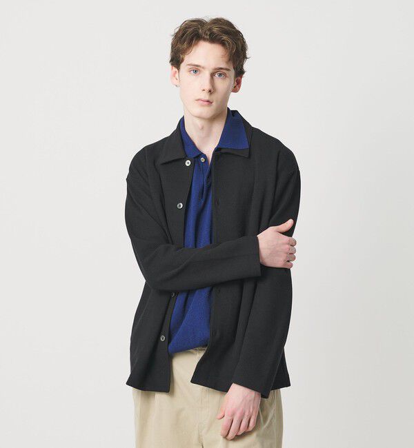 BEAUTY&YOUTH UNITED ARROWS「＜LACOSTE for BEAUTY&YOUTH＞ワントーン シャツ ジャケット」|カーディガン|