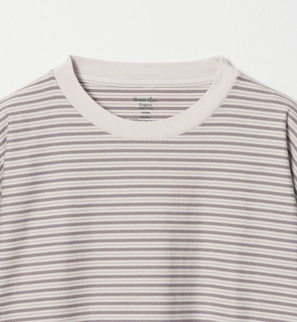 STEVEN ALAN「＜Steven Alan＞ オーガニックコットン アソート ボーダー ロングスリーブ Tシャツ BOLD」|Tシャツ・カットソー|