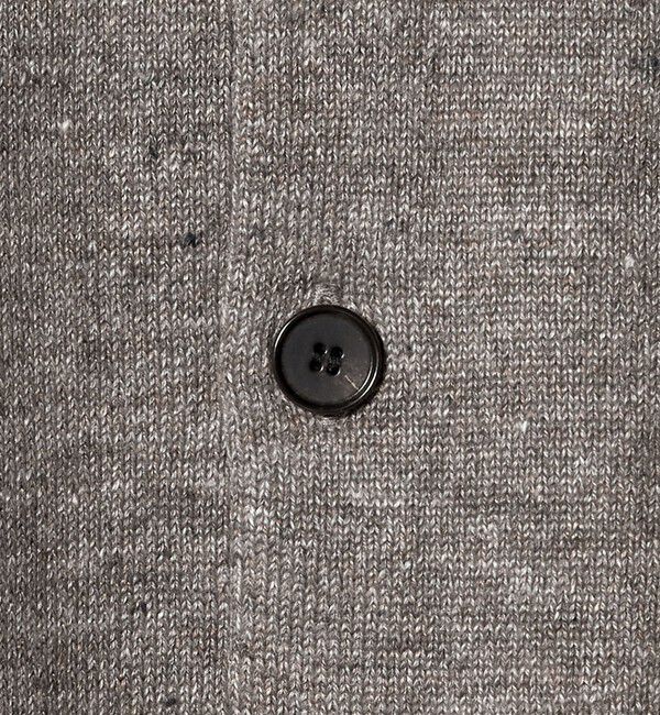 BEAUTY&YOUTH UNITED ARROWS「ハイブリッド リネン ポロカラー ジャケット ウォッシャブル」|カーディガン|