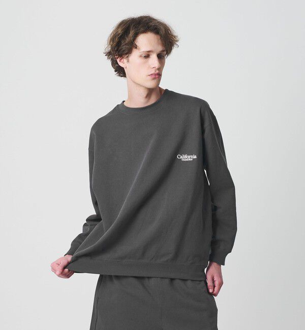 California General Store「＜CGS.＞オーガニックコットン クルーネック スウェット シャツ」|スウェット・ジャージ|DK.GRAY