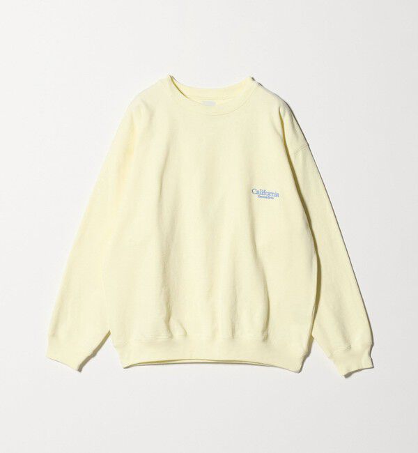 California General Store「＜CGS.＞オーガニックコットン クルーネック スウェット シャツ」|スウェット・ジャージ|YELLOW