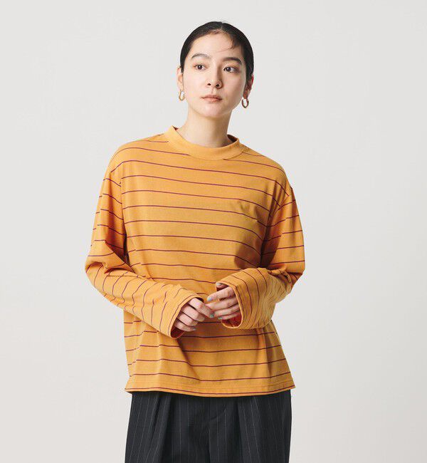 BEAUTY&YOUTH UNITED ARROWS「コットンポリエステル ボーダー ロングスリーブTシャツ」|Tシャツ・カットソー|