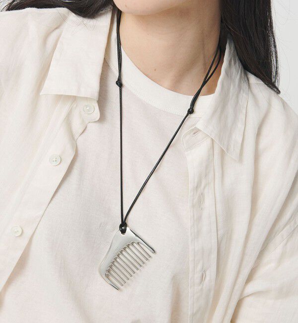 BEAUTY&YOUTH UNITED ARROWS「＜JAMIRAY＞Comb コード ネックレス」|ネックレス|SILVER