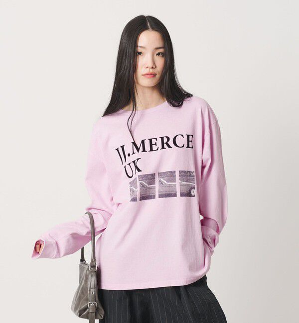 BEAUTY&YOUTH UNITED ARROWS「【別注】＜J.Jmercer＞プリント ロングスリーブTシャツ」|Tシャツ・カットソー|LILAC