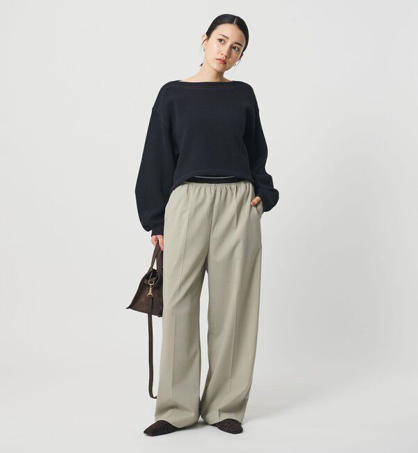 BEAUTY&YOUTH UNITED ARROWS「ラインゴム ワイドパンツ ウォッシャブル 防シワ」|その他|