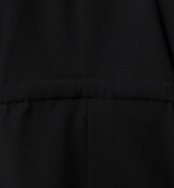 ATTISESSION「＜ATTISESSION＞ベルテッド ダブルブレスト ジャケット ブラック」|テーラードジャケット|