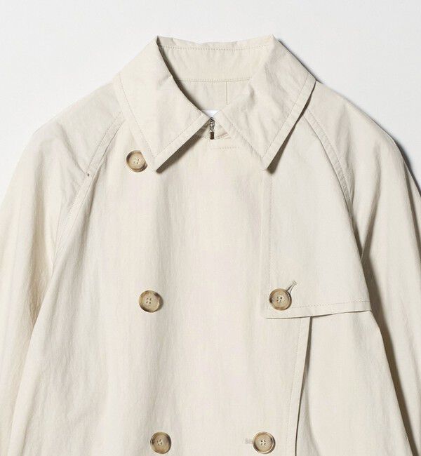 ATTISESSION「＜ATTISESSION＞コットン ナイロン カットオフ トレンチ コート」|トレンチコート|