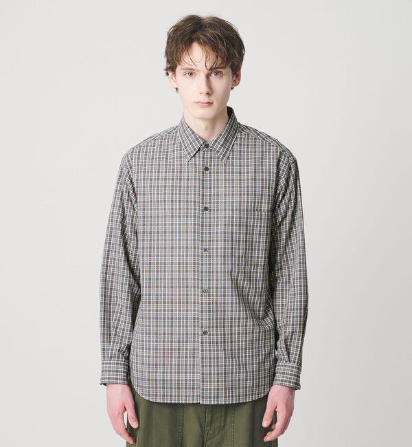 BEAUTY&YOUTH UNITED ARROWS「ツイスト チェック レギュラー シャツ FORM型」|シャツ・ブラウス|