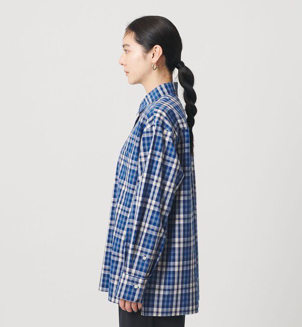 BEAUTY&YOUTH UNITED ARROWS「コットン チェック オーバーサイズ シャツ」|シャツ・ブラウス|