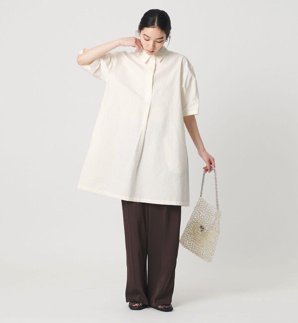 BEAUTY&YOUTH UNITED ARROWS「コットンナイロン ミニ シャツワンピース」|ワンピース|