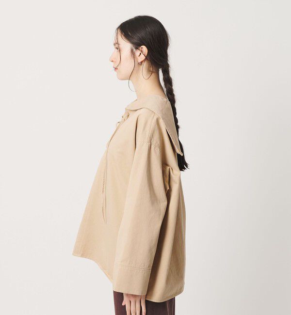 BEAUTY&YOUTH UNITED ARROWS「＜She is-.＞レースアップ セーラーカラー ブラウス」|シャツ・ブラウス|