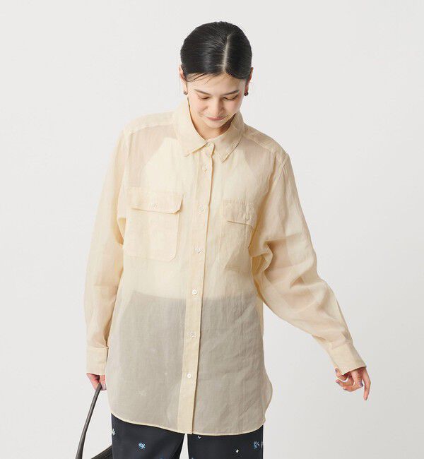 BEAUTY&YOUTH UNITED ARROWS「コットン シアー ワーク シャツ」|シャツ・ブラウス|