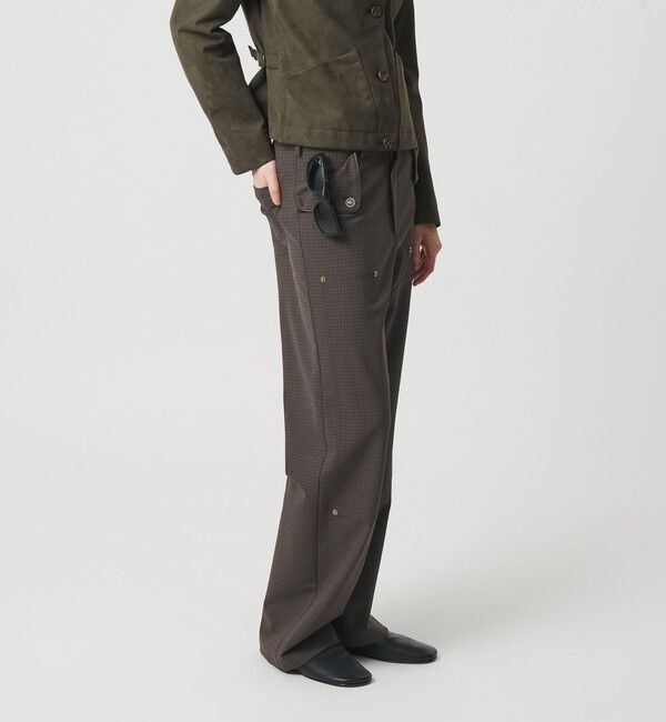 ATTISESSION「＜ATTISESSION＞チェック ワーク パンツ 」|その他|