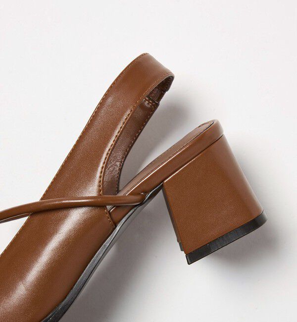 BEAUTY&YOUTH UNITED ARROWS「オープントゥ バックストラップミュール サンダル」|サンダル|