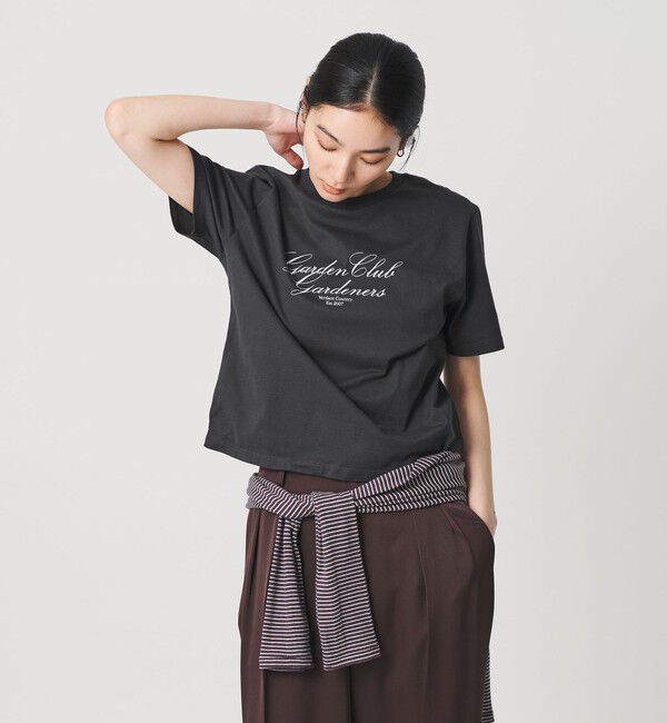 BEAUTY&YOUTH UNITED ARROWS「コットン ロゴ Tシャツ」|Tシャツ・カットソー|