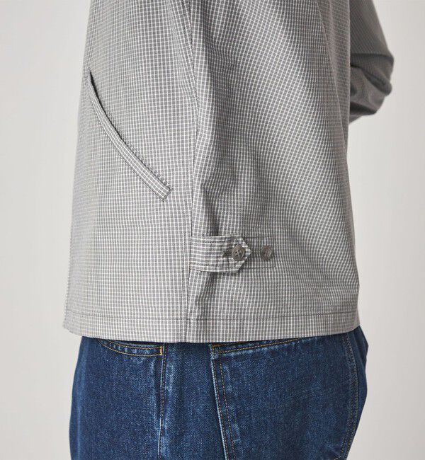 STEVEN ALAN「＜Steven Alan＞ C/PE マイクロチェック ワーク ブルゾン」|ブルゾン・スタジャン|