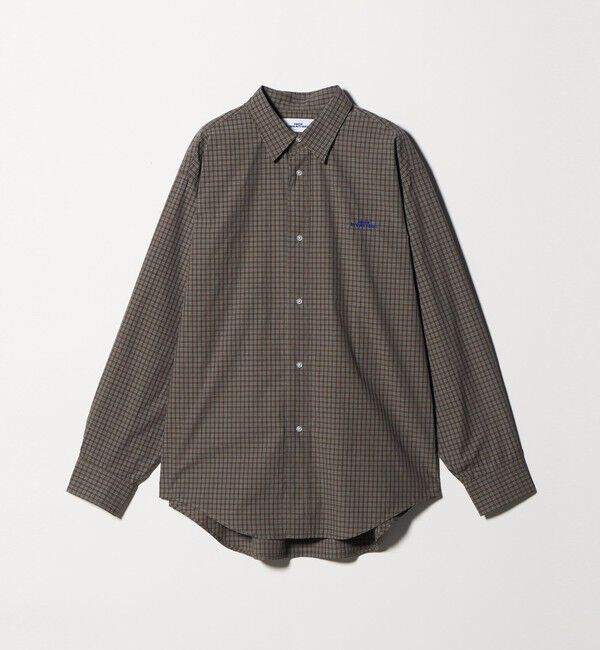 NICE WEATHER「＜NICE WEATHER＞ロゴ チェックシャツ」|シャツ・ブラウス|