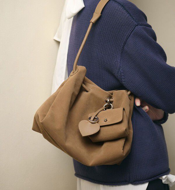 BEAUTY&YOUTH UNITED ARROWS「スエードライク チャーム ドロスト バッグ」|ショルダー・メッセンジャー|