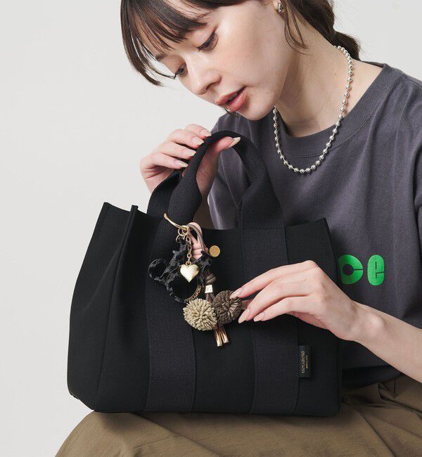 BEAUTY&YOUTH UNITED ARROWS「＜VIOLAd&rsquo;ORO＞ポンポン ロゴ バッグチャーム」|チャーム・キーホルダー|